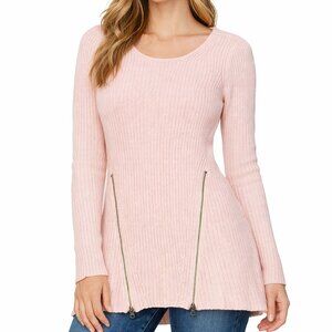 Guess Pink Knit Women’s Sweater w/Zippers sz S M